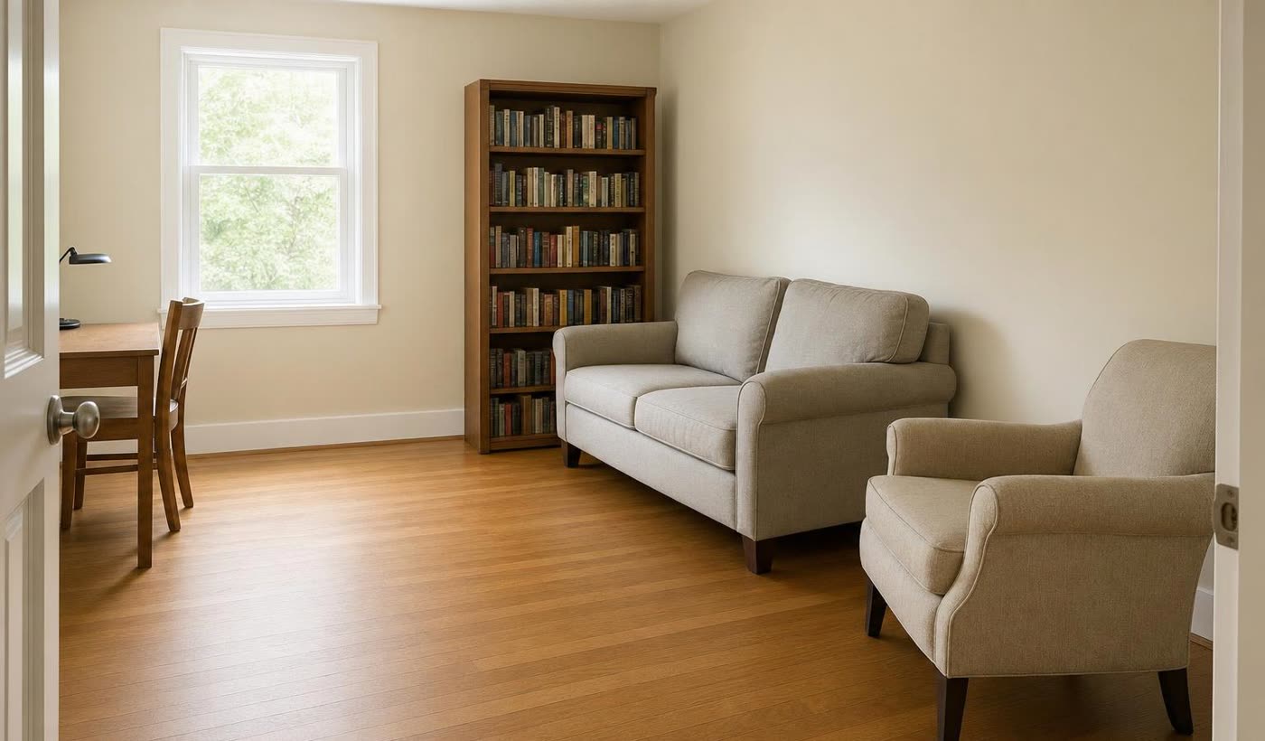 The room as photographed