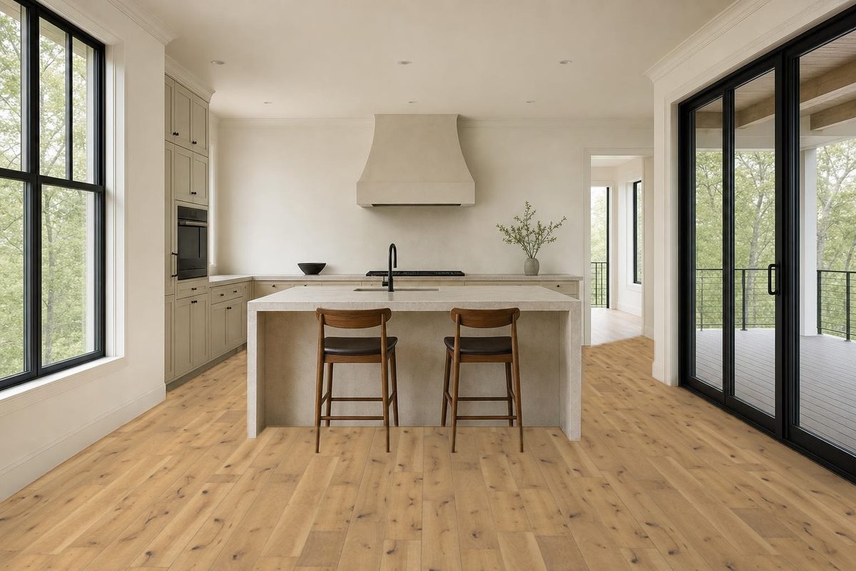 The kitchen with Linseed laid live in the browser